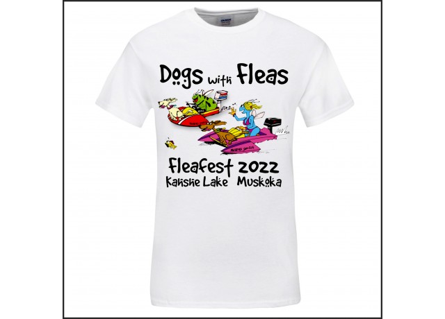 "Dogs With Fleas" Mens T-Shirt